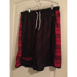 BRAND Athletic Men's Printed Shorts Gym Basketball Size XL Multicolor